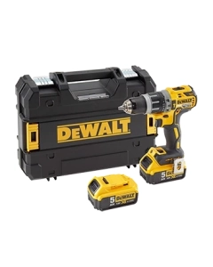 Autofiletanta cu percutie DeWalt DCD796P2 cu 2 acumulatori 18V 5Ah si cutie de transport