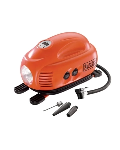 Compresor auto portabil Black&Decker ASI200‑XJ, 12V, 8.27 bar, 120 PSI