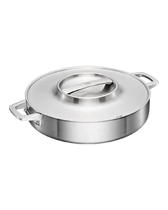 Cratita ceramica din inox cu capac Fiskars Norden 28 cm