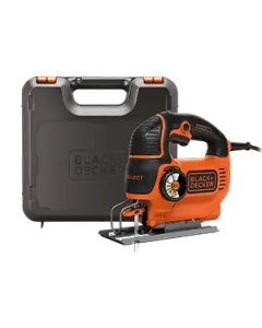 Fierastrau pendular Black&Decker KS801SE 550W cu cutie pentru transport si 2 panze