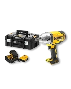 Masina insurubat cu impact DeWalt DCF899P2 cu 2 acumulatori 5Ah 18V si cap 1/2" si cutie de transport