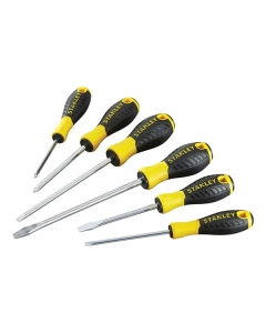 Set 6 surubelnite Stanley Essential STHT0-60209 Stanley STHT0-60209 – PH1/PH2 si cap drept 4-8 mm, maner ergonomic