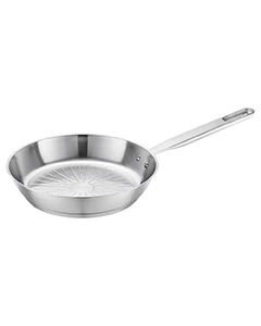 Tigaie de otel inoxidabil fara acoperire antiaderenta Fiskars All Steel Pure 24 cm