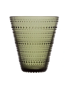 Vaza Iittala Kastehelmi Pine Green de Toikka 14 cm